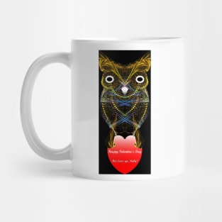 Hoo Loves Ya, Baby?  Hearty Owl Mug